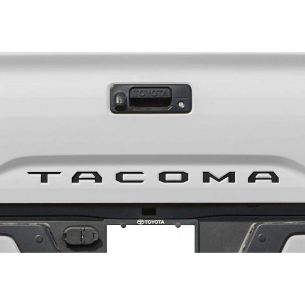 PREMIUM MATTE BLACK TOYOTA TACOMA Decal Tailgate Letters Insert Sticker 16-2019 PREMIUM MATTE BLACK TOYOTA TACOMA Decal Tailgate Letters Insert Sticker 16-2019